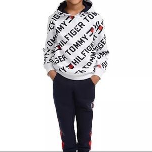 Tommy Hilfiger Jayden Fleece Logo Hoodie & Chaka Sweatpants - Boys Sz. 20